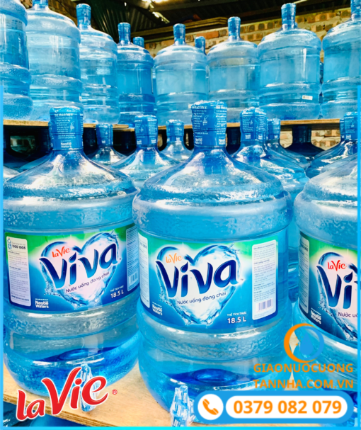 Bình La Vie Viva 18,5L vòi (tinh khiết)