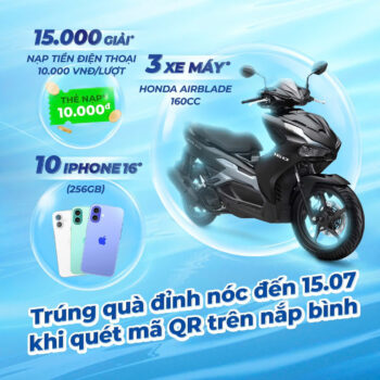 Nước uống Vihawa 20L Bình Vòi