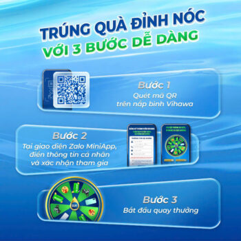 Nước uống Vihawa 20L Bình Vòi