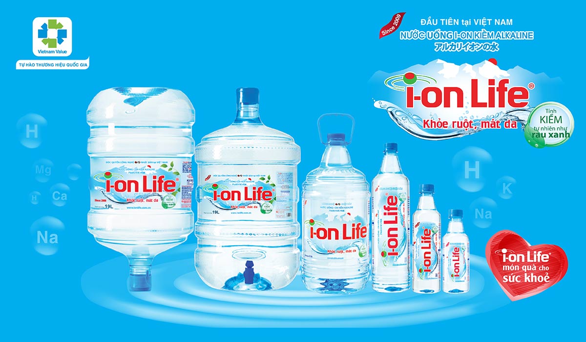 Đại lý phân phối nước uống Ion Life chính hãng Minh Thành Phát