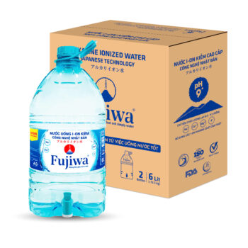 Nước Kiềm Fujiwa Chai 6L (Thùng 2 Chai)