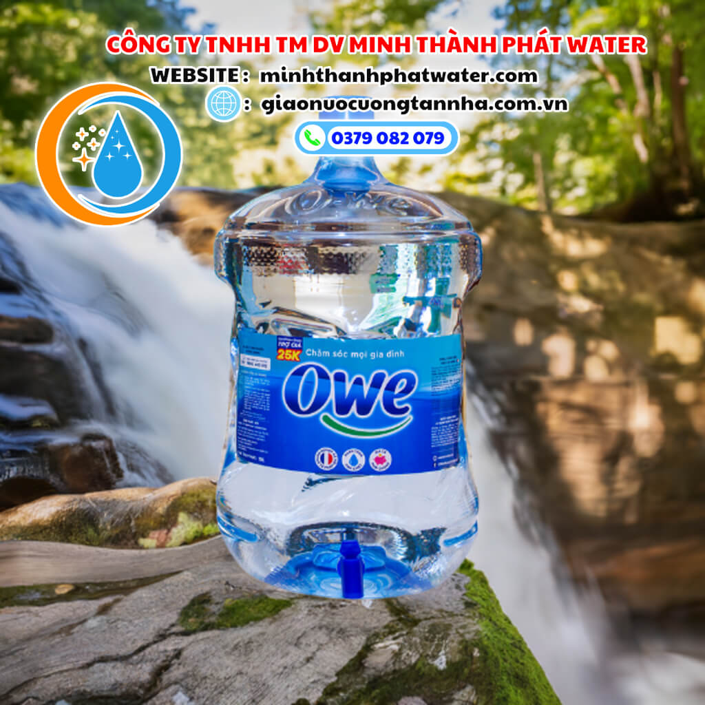 Nước uống đóng bình giá rẻ Owe 19L