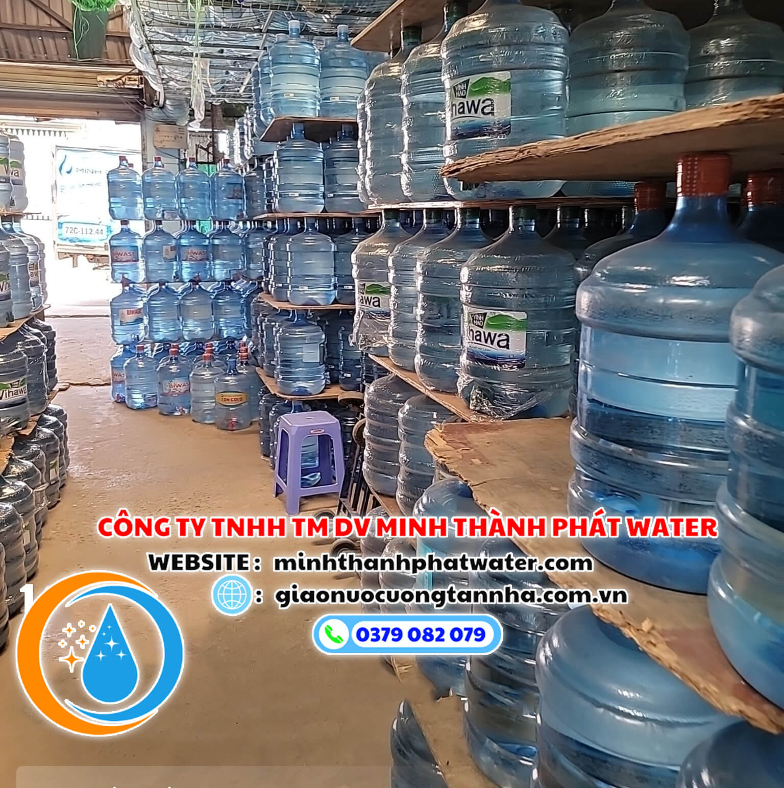 Đại lý đổi nước, giao nước bình 20L tận nhà quận 7 gần đây - Minh Thành Phát