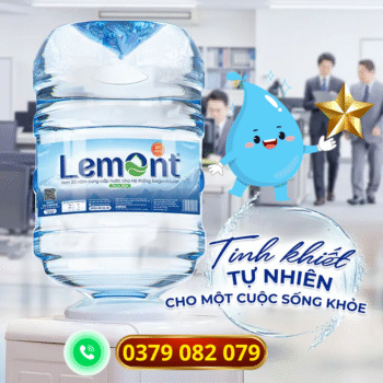Nước Tinh Khiết Lemont Bình Úp Máy Nóng Lạnh