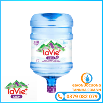 Nước LaVie+ Kiềm Bình Úp 19L - Nước khoáng thiên nhiên bổ sung kiềm