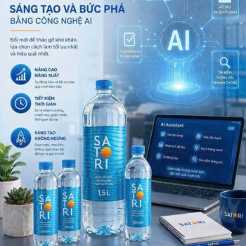 Nước Uống Satori Chai Lớn 5L (4 Chai/Thùng)